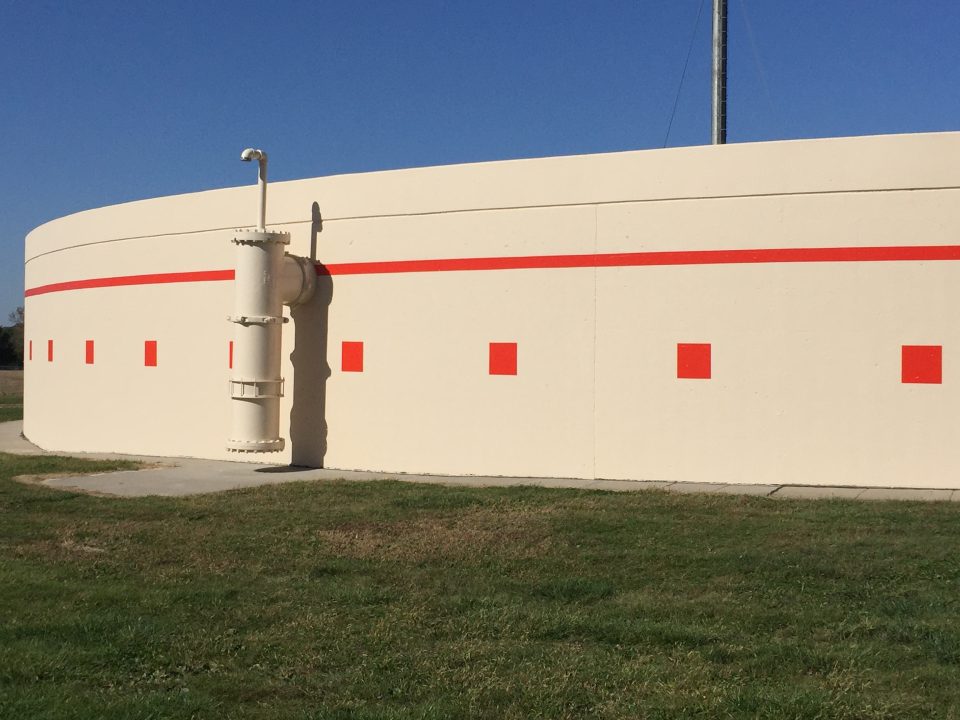 5-million gallon concrete water storage tank in Papillion, NE